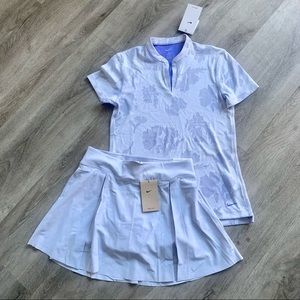 Nike Golf Outfits Set Skort (XS) DA3098 and Top (S) DA3138